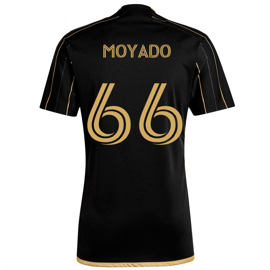 Enfant Football Maillot Bryan Moyado #66 Or Noir Tenues Domicile 2024/25 Canada