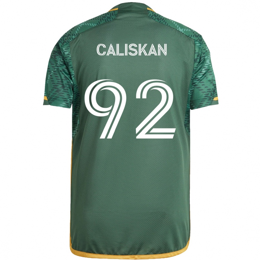 Kids Football Noel Caliskan #92 Green Orange Home Jersey 2024/25 T-Shirt Canada