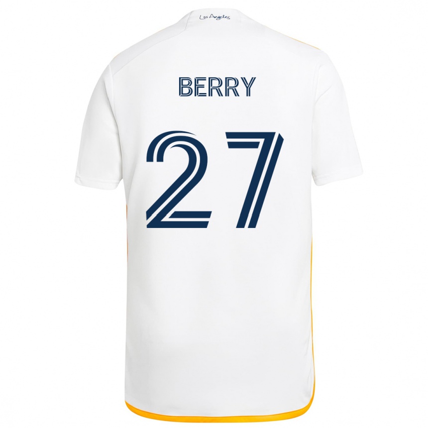 Enfant Football Maillot Miguel Berry #27 Blanc Jaune Tenues Domicile 2024/25 Canada