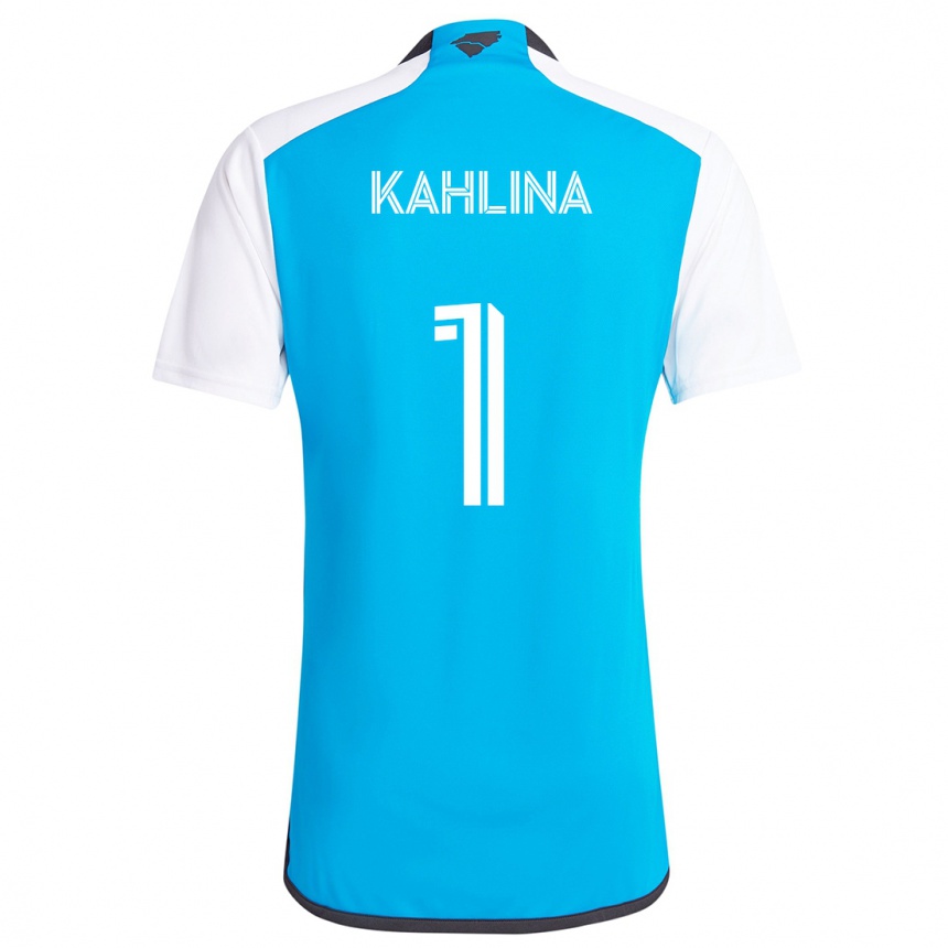 Kids Football Kristijan Kahlina #1 Blue White Home Jersey 2024/25 T-Shirt Canada