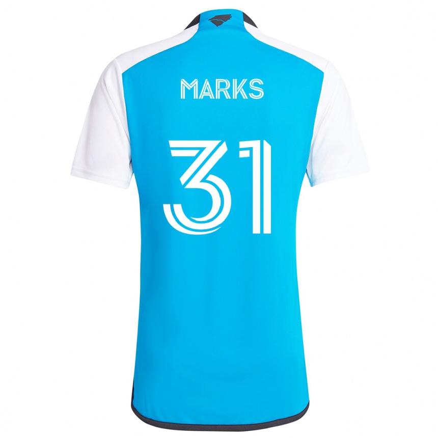 Kids Football George Marks #31 Blue White Home Jersey 2024/25 T-Shirt Canada