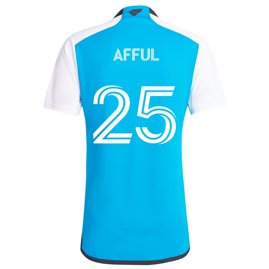 Kids Football Harrison Afful #25 Blue White Home Jersey 2024/25 T-Shirt Canada