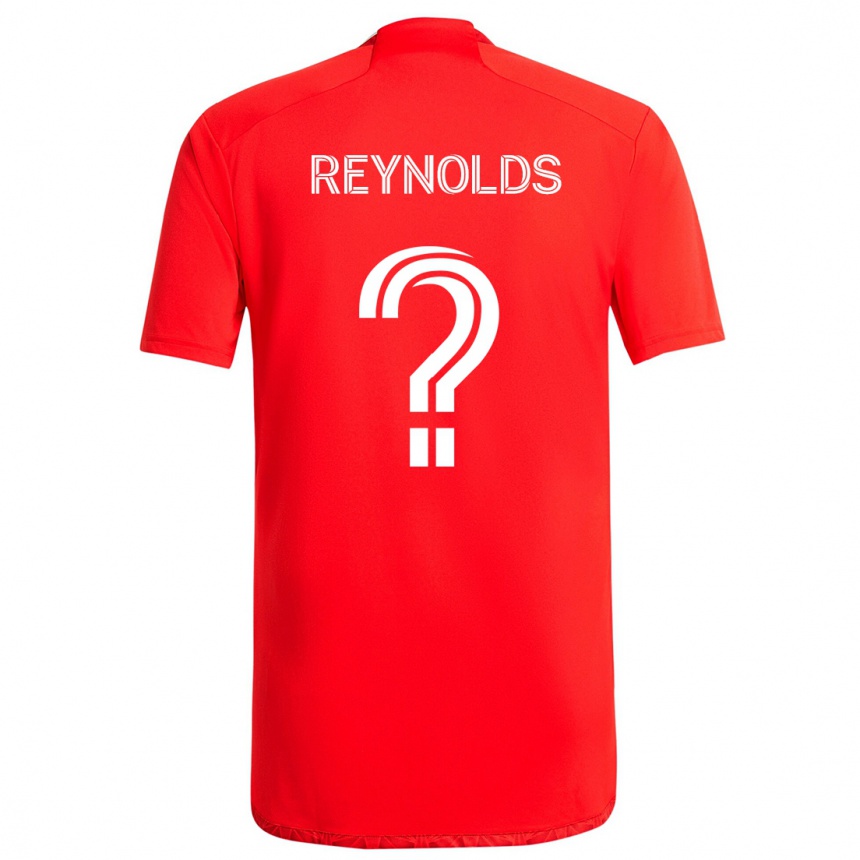 Enfant Football Maillot Justin Reynolds #0 Rouge Blanc Tenues Domicile 2024/25 Canada