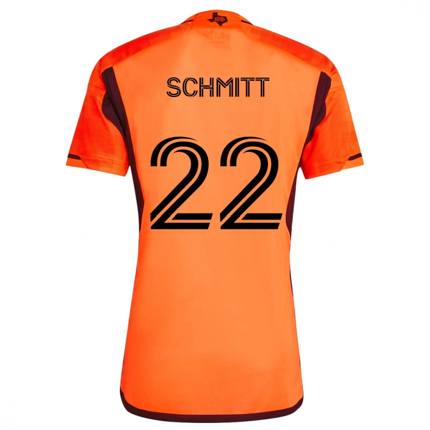 Enfant Football Maillot Tate Schmitt #22 Orange Noir Tenues Domicile 2024/25 Canada