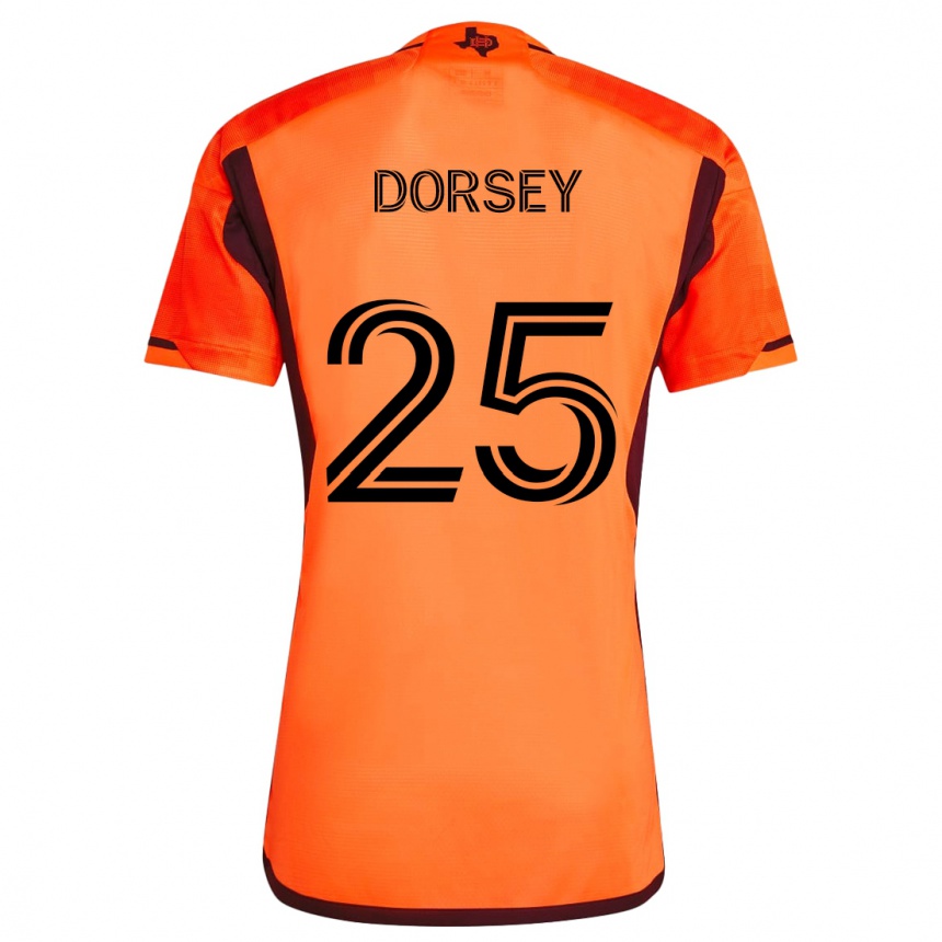 Enfant Football Maillot Griffin Dorsey #25 Orange Noir Tenues Domicile 2024/25 Canada