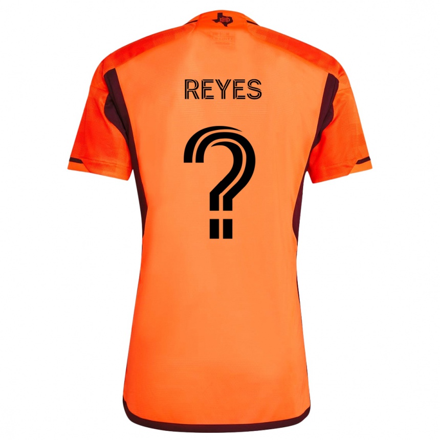 Kids Football Dylan Reyes #0 Orange Black Home Jersey 2024/25 T-Shirt Canada