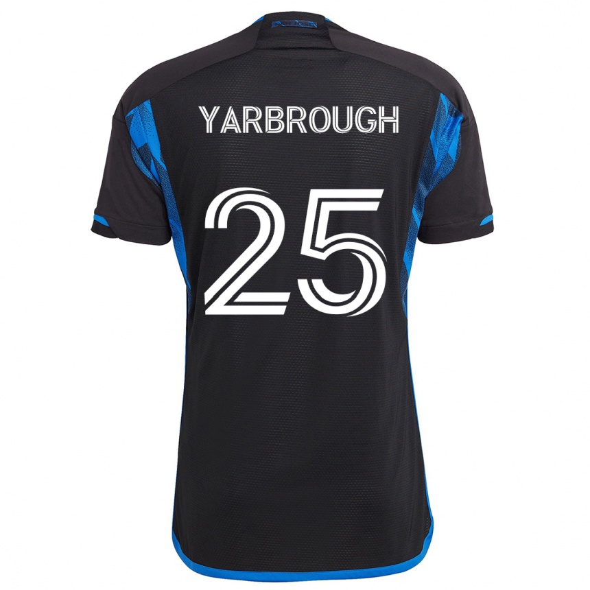 Enfant Football Maillot William Yarbrough #25 Bleu Noir Tenues Domicile 2024/25 Canada