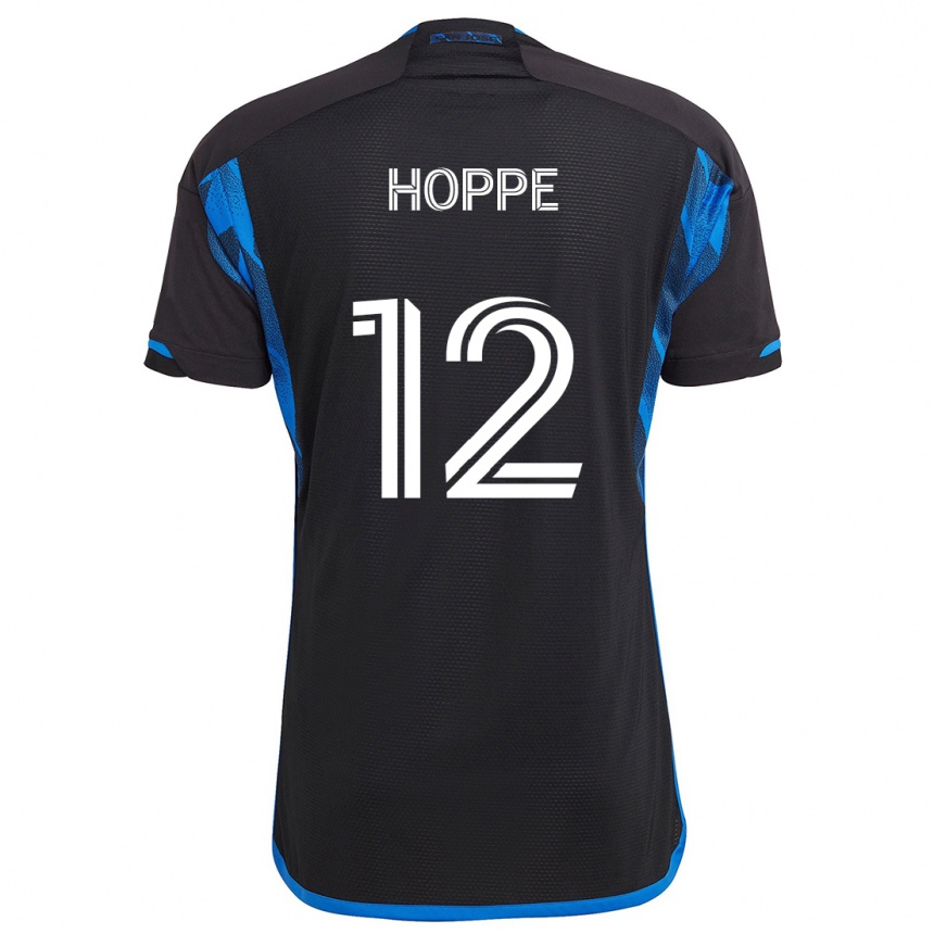 Kids Football Matthew Hoppe #12 Blue Black Home Jersey 2024/25 T-Shirt Canada