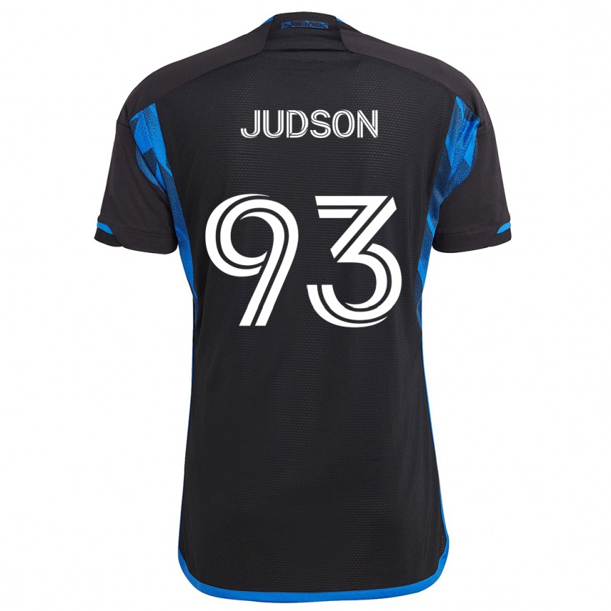 Kids Football Judson #93 Blue Black Home Jersey 2024/25 T-Shirt Canada