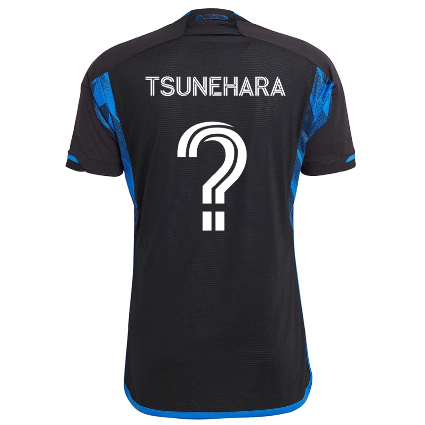 Enfant Football Maillot Roka Tsunehara #0 Bleu Noir Tenues Domicile 2024/25 Canada