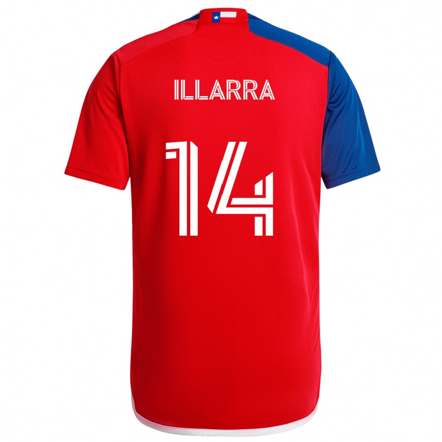 Enfant Football Maillot Asier Illarramendi #14 Bleu Rouge Tenues Domicile 2024/25 Canada