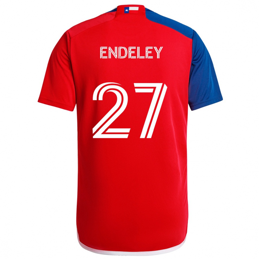 Kids Football Herbert Endeley #27 Blue Red Home Jersey 2024/25 T-Shirt Canada