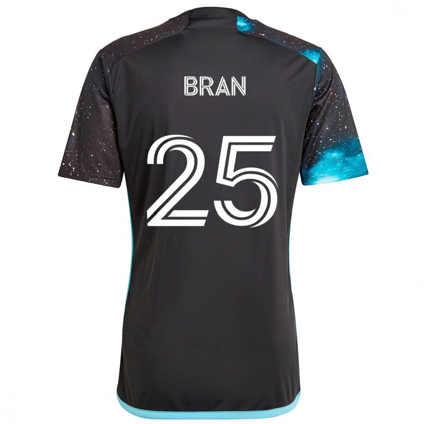 Enfant Football Maillot Alejandro Bran #25 Noir Bleu Tenues Domicile 2024/25 Canada