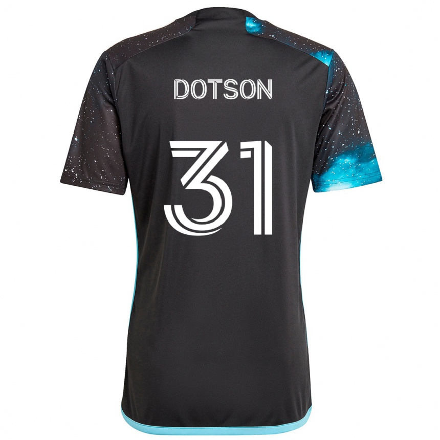 Enfant Football Maillot Hassani Dotson #31 Noir Bleu Tenues Domicile 2024/25 Canada