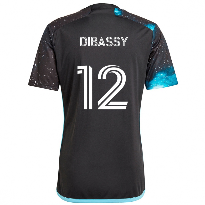 Enfant Football Maillot Bakaye Dibassy #12 Noir Bleu Tenues Domicile 2024/25 Canada