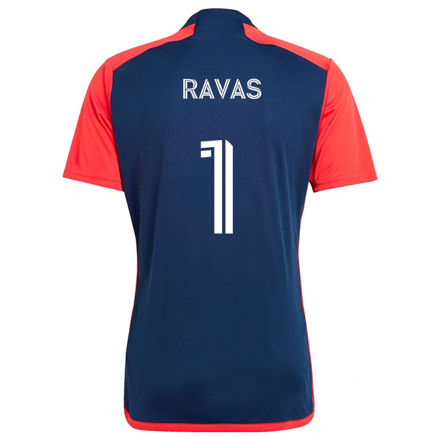 Kids Football Henrich Ravas #1 Blue Red Home Jersey 2024/25 T-Shirt Canada