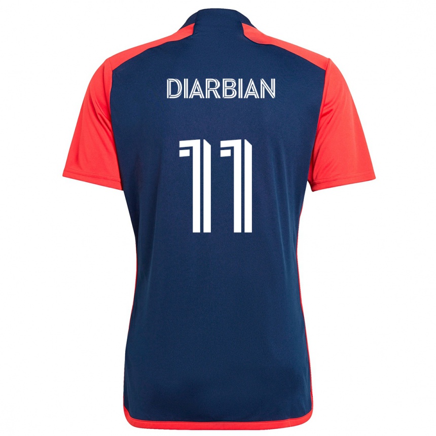 Enfant Football Maillot Gevork Diarbian #11 Bleu Rouge Tenues Domicile 2024/25 Canada