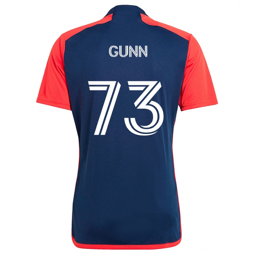 Enfant Football Maillot Jd Gunn #73 Bleu Rouge Tenues Domicile 2024/25 Canada