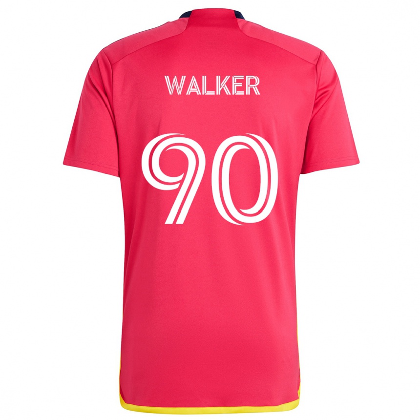 Kids Football Eric Walker #90 Red Blue Home Jersey 2024/25 T-Shirt Canada