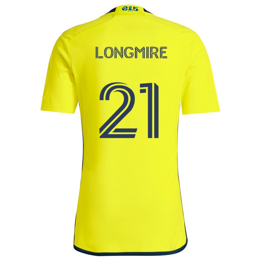 Kids Football Ahmed Longmire #21 Yellow Blue Home Jersey 2024/25 T-Shirt Canada