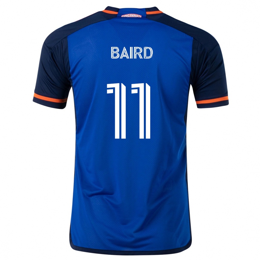 Enfant Football Maillot Corey Baird #11 Bleu Blanc Tenues Domicile 2024/25 Canada