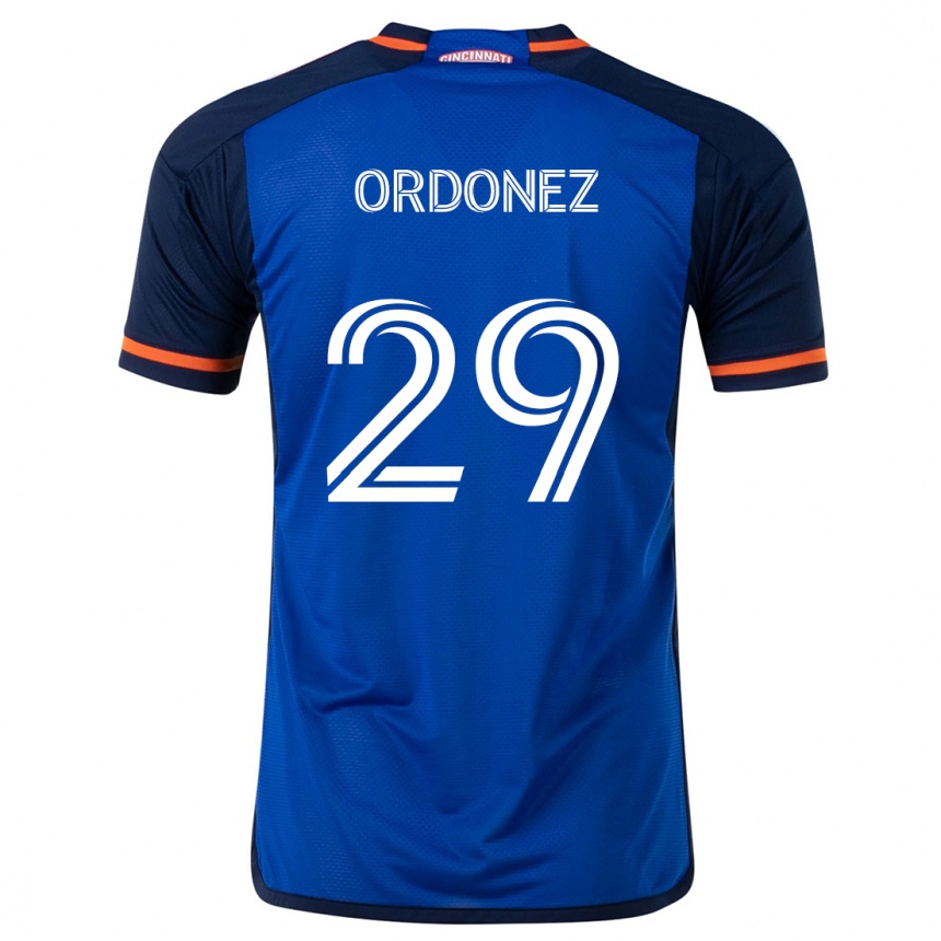 Kids Football Arquímides Ordóñez #29 Blue White Home Jersey 2024/25 T-Shirt Canada