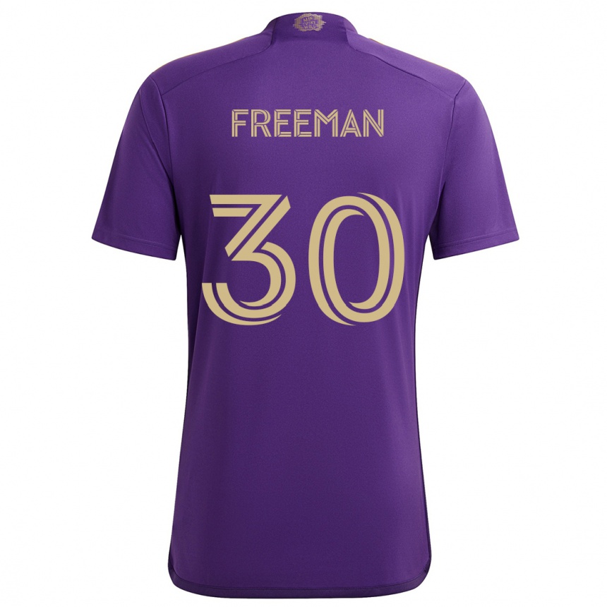 Enfant Football Maillot Alex Freeman #30 Violet Jaune Tenues Domicile 2024/25 Canada