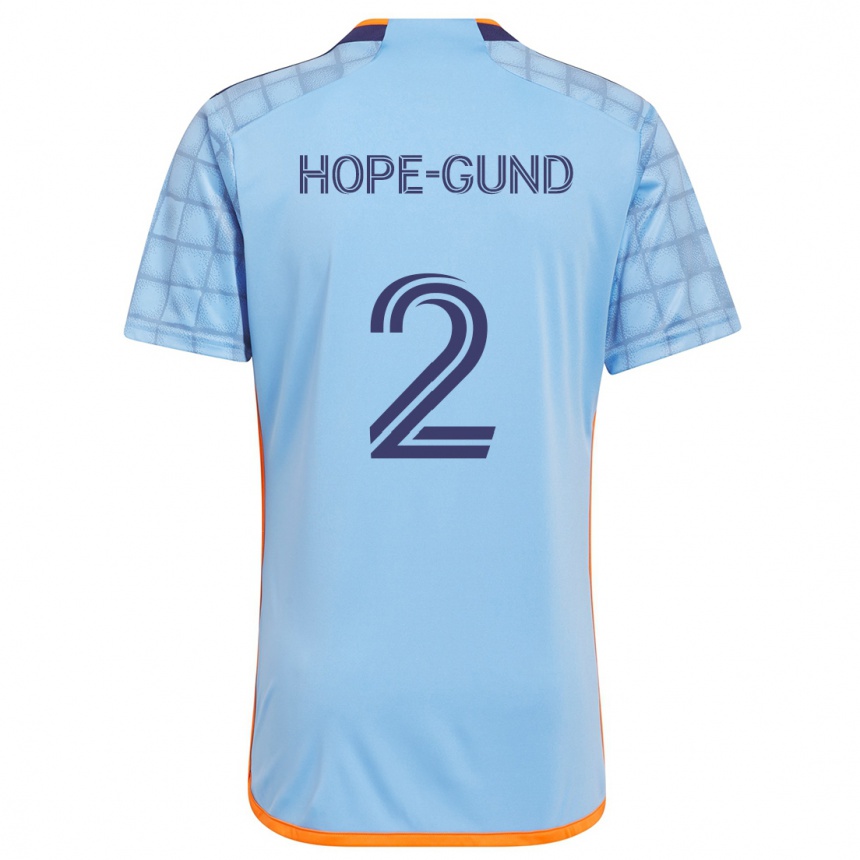 Kids Football Rio Hope-Gund #2 Blue Orange Home Jersey 2024/25 T-Shirt Canada