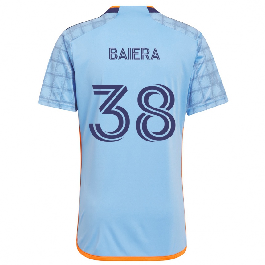 Kids Football Drew Baiera #38 Blue Orange Home Jersey 2024/25 T-Shirt Canada