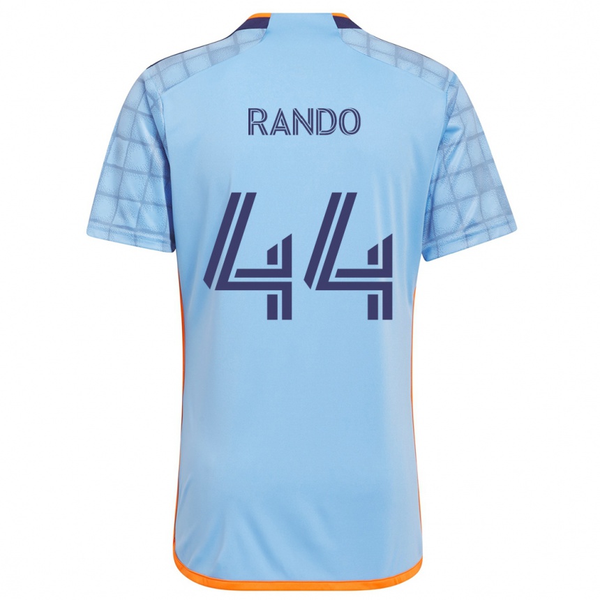 Kids Football Alex Rando #44 Blue Orange Home Jersey 2024/25 T-Shirt Canada