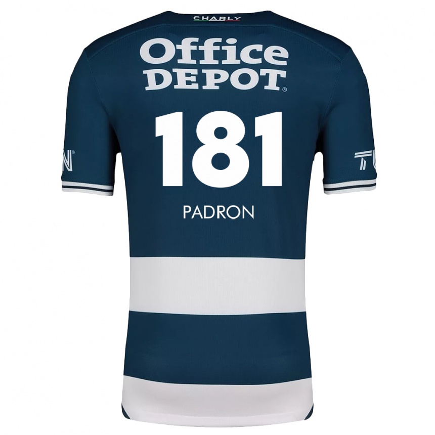 Kids Football Romeo Padrón #181 Blue White Home Jersey 2024/25 T-Shirt Canada