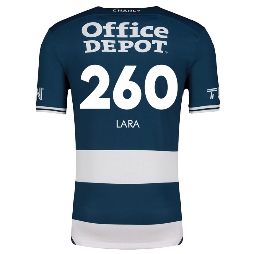 Kids Football Jesús Lara #260 Blue White Home Jersey 2024/25 T-Shirt Canada