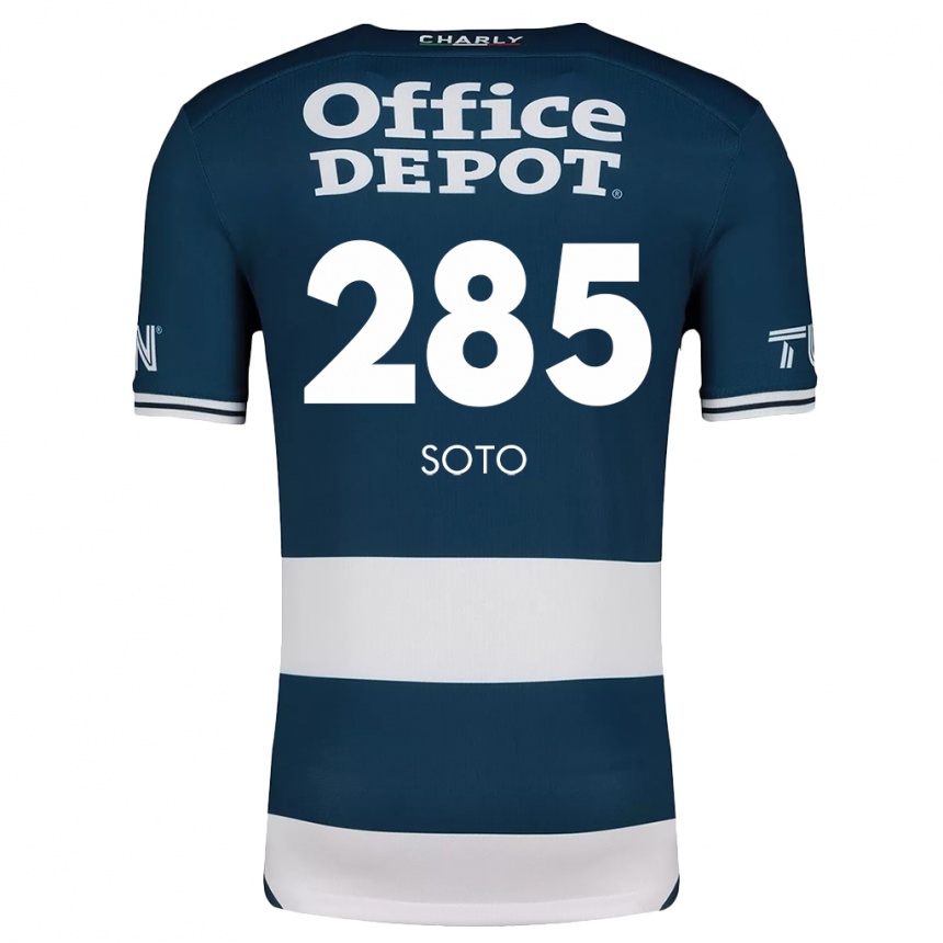 Kids Football Edwin Soto #285 Blue White Home Jersey 2024/25 T-Shirt Canada