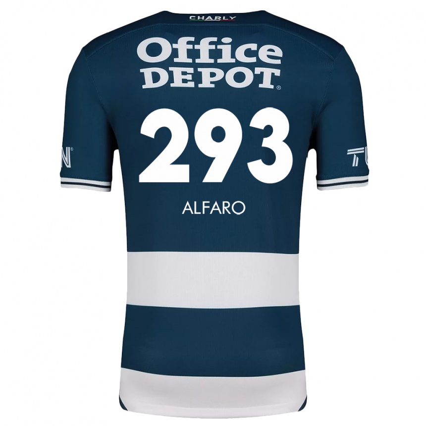 Kids Football Cristóbal Alfaro #293 Blue White Home Jersey 2024/25 T-Shirt Canada