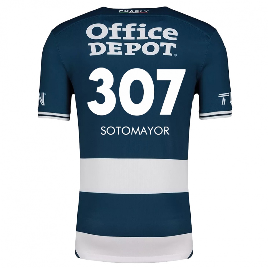 Kids Football Jacob Sotomayor #307 Blue White Home Jersey 2024/25 T-Shirt Canada