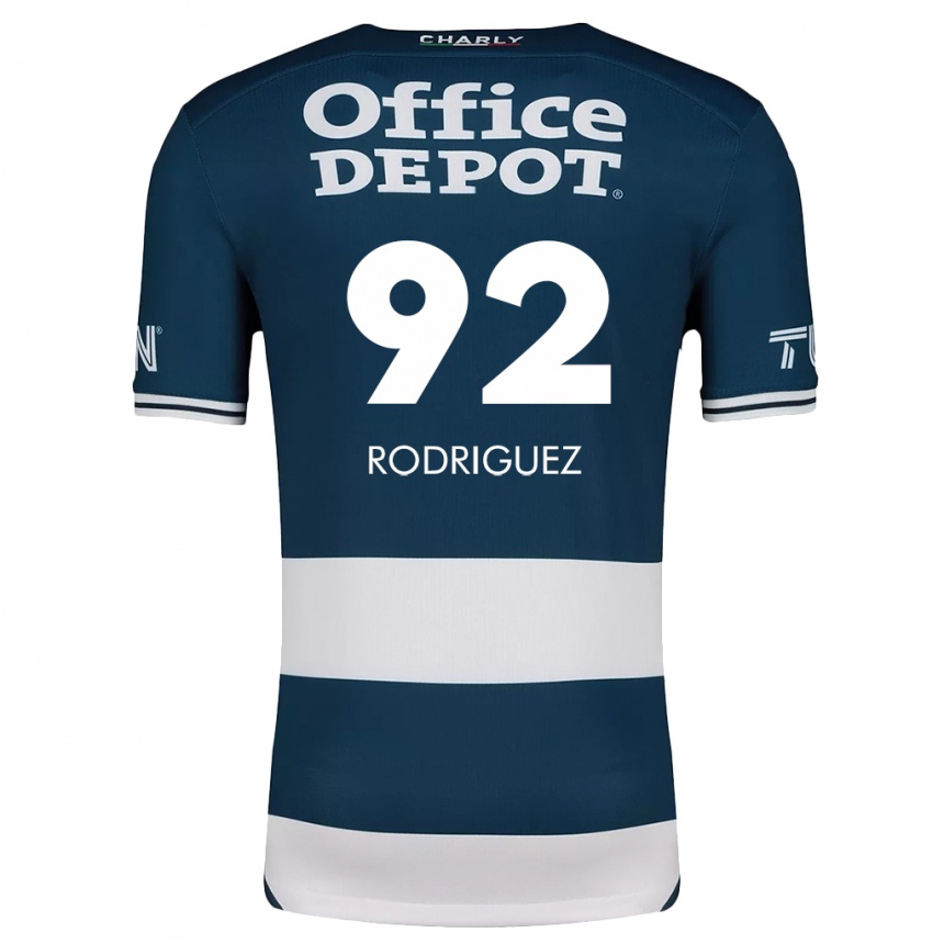 Kids Football Sergio Rodríguez #92 Blue White Home Jersey 2024/25 T-Shirt Canada