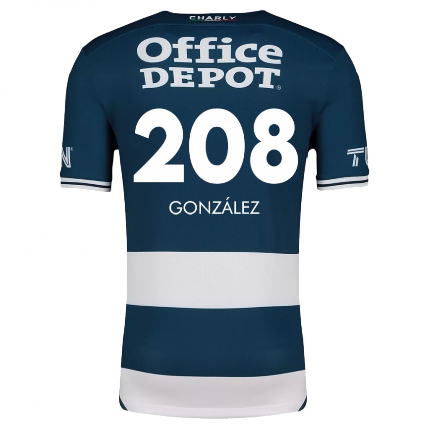 Kids Football Osvaldo González #208 Blue White Home Jersey 2024/25 T-Shirt Canada