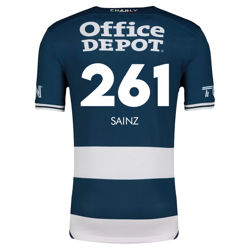 Enfant Football Maillot Diego Sáinz #261 Bleu Blanc Tenues Domicile 2024/25 Canada