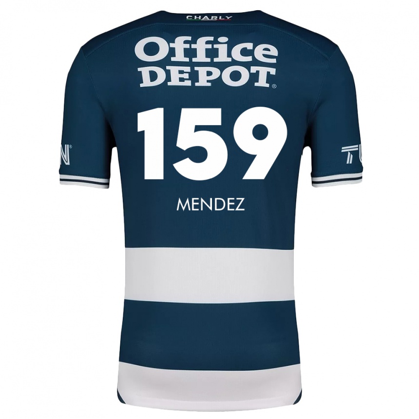 Kids Football Daniel Méndez #159 Blue White Home Jersey 2024/25 T-Shirt Canada