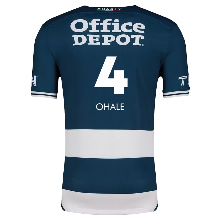 Kids Football Osinachi Ohale #4 Blue White Home Jersey 2024/25 T-Shirt Canada