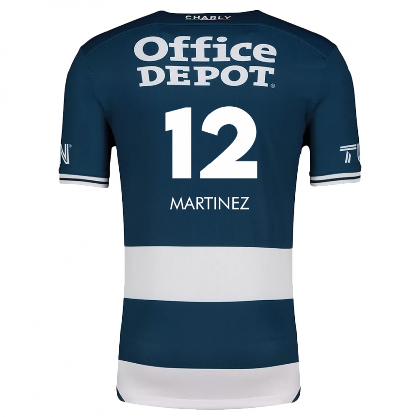 Kids Football Sofía Martínez #12 Blue White Home Jersey 2024/25 T-Shirt Canada