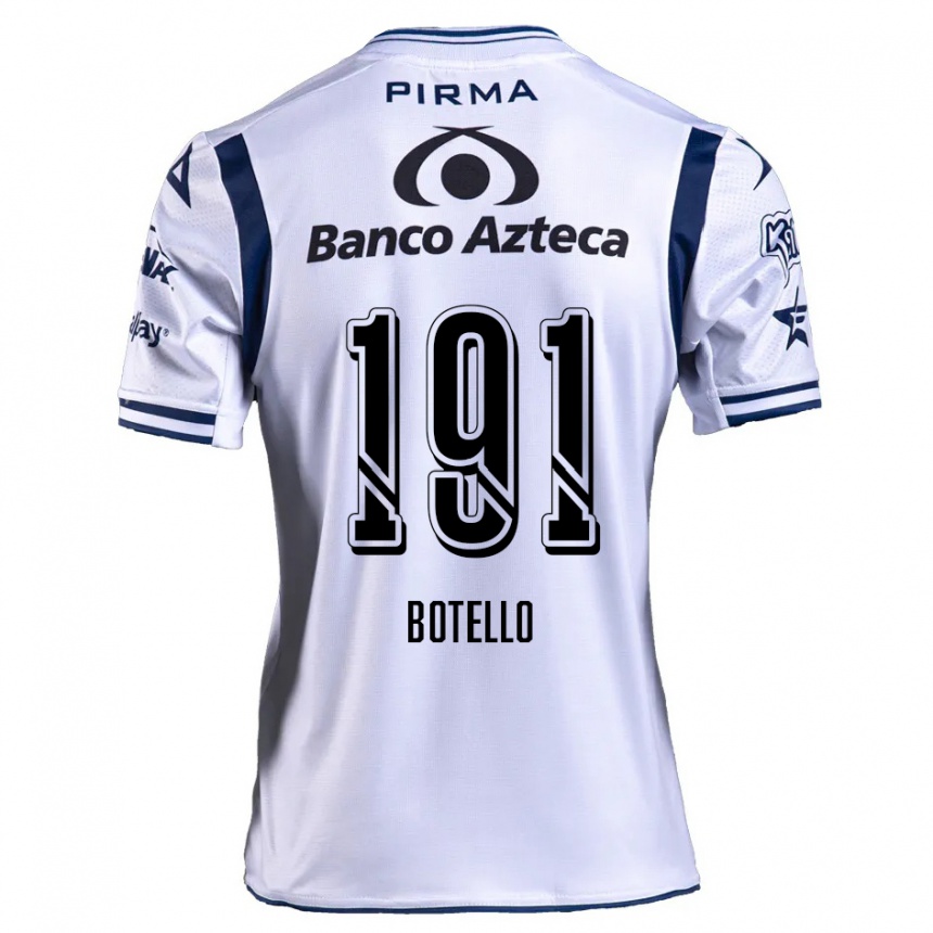 Enfant Football Maillot Octavio Botello #191 Blanc Bleu Marine Tenues Domicile 2024/25 Canada