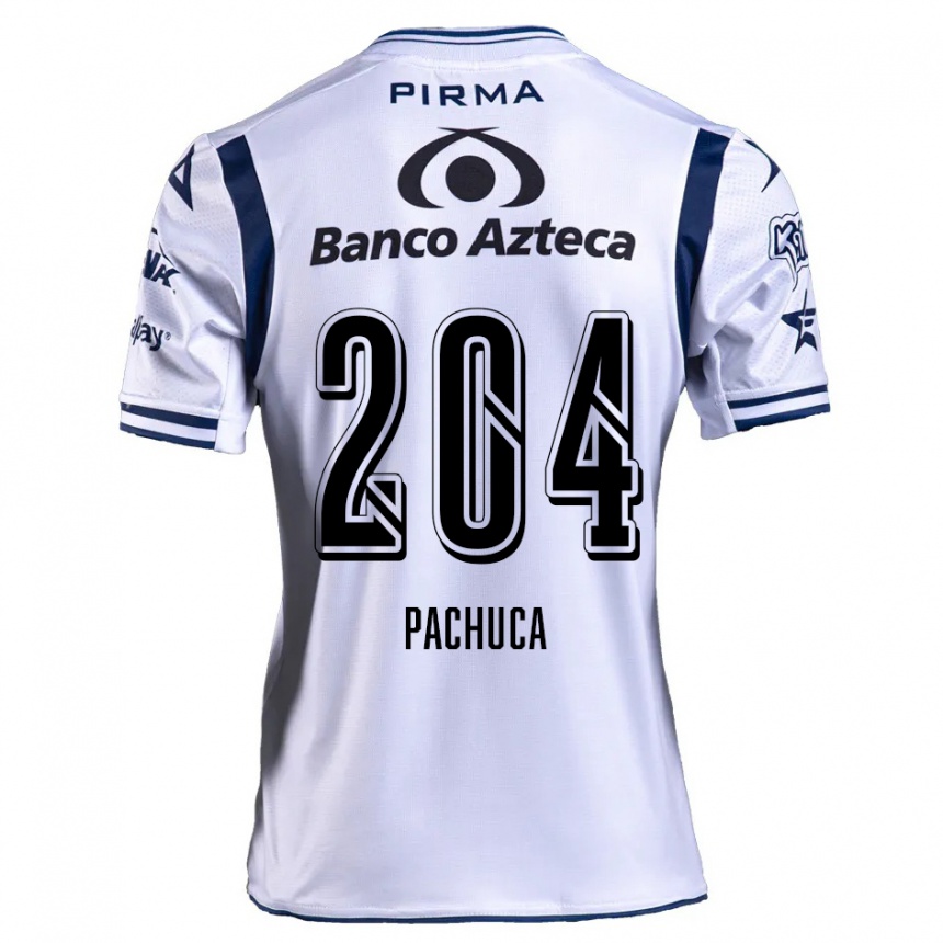 Enfant Football Maillot José Pachuca #204 Blanc Bleu Marine Tenues Domicile 2024/25 Canada