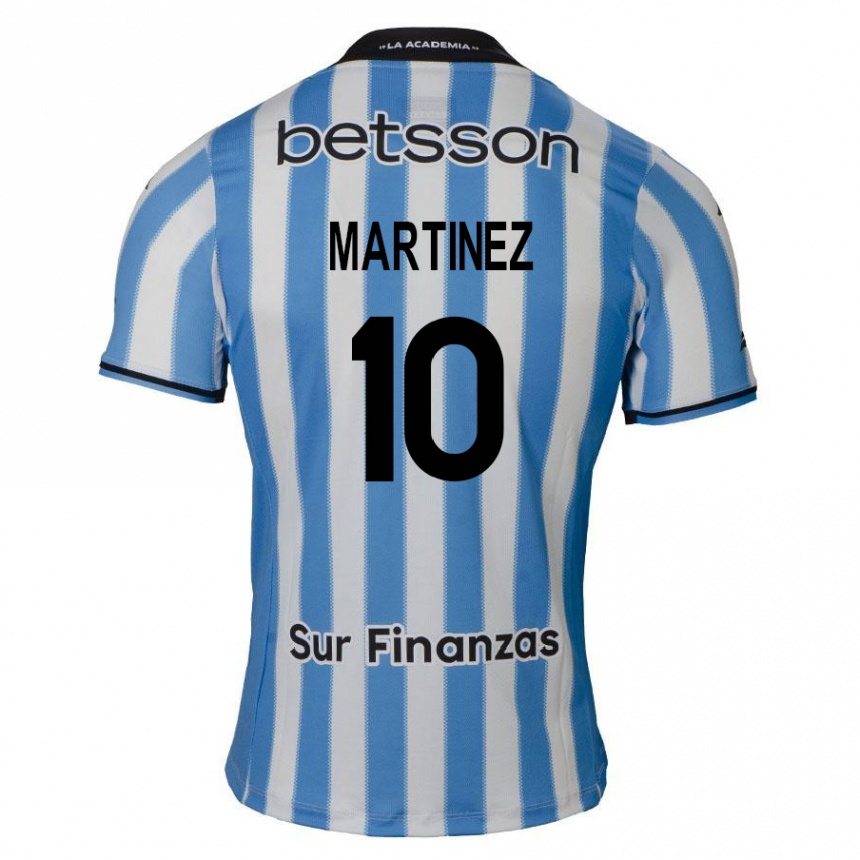 Enfant Football Maillot Roger Martinez #10 Bleu Blanc Noir Tenues Domicile 2024/25 Canada