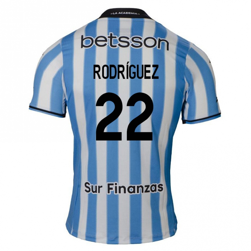 Kids Football Baltasar Rodríguez #22 Blue White Black Home Jersey 2024/25 T-Shirt Canada