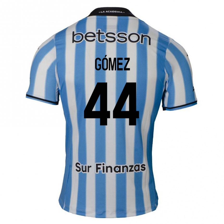 Kids Football Francisco Gómez #44 Blue White Black Home Jersey 2024/25 T-Shirt Canada