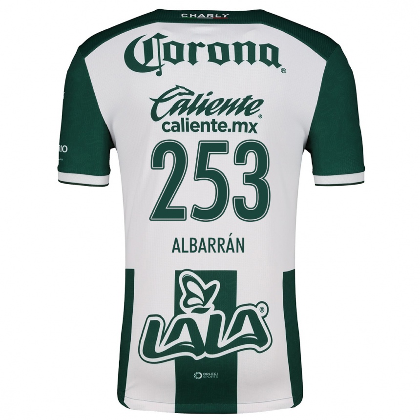 Kids Football Rodrigo Albarrán #253 Green White Home Jersey 2024/25 T-Shirt Canada