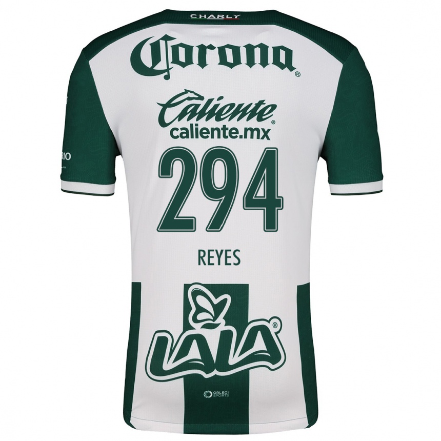 Kids Football Máximo Reyes #294 Green White Home Jersey 2024/25 T-Shirt Canada