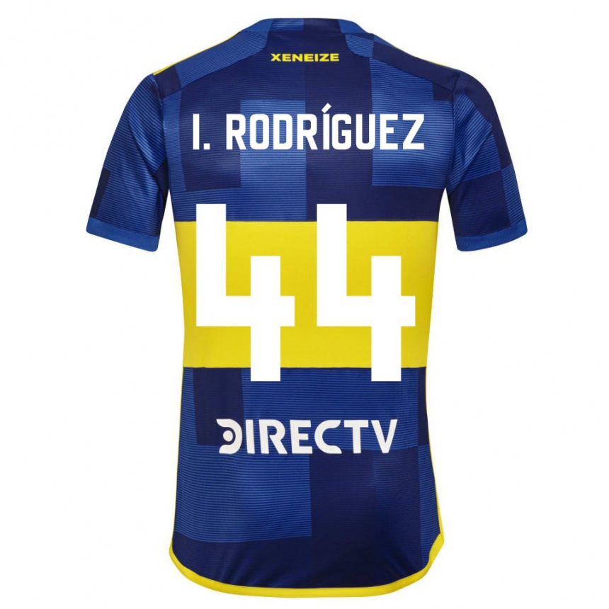 Kids Football Ignacio Rodríguez #44 Blue Yellow Home Jersey 2024/25 T-Shirt Canada