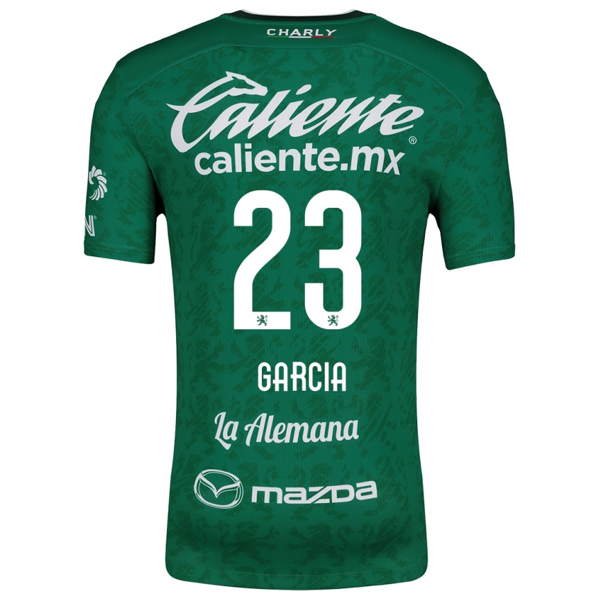 Enfant Football Maillot Óscar García #23 Vert Blanc Tenues Domicile 2024/25 Canada